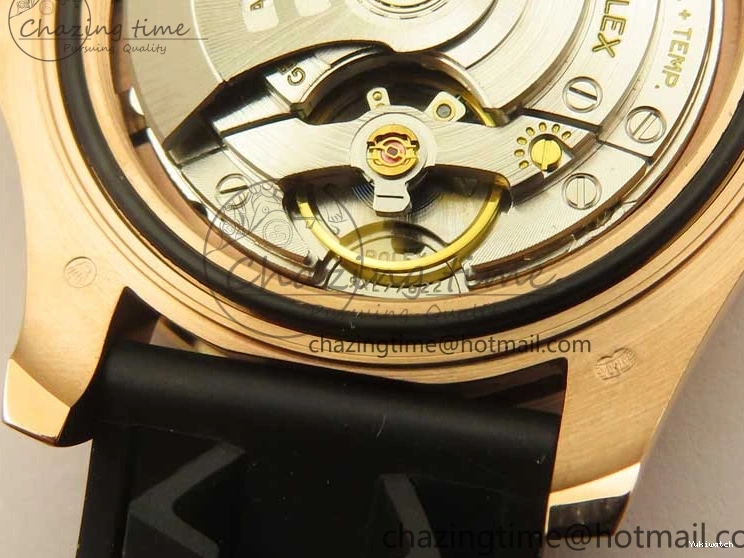 Black on 126655 Black 1:1 Bezel VS3235 Yacht-Master Edition Best Rubber Strap Ceramic RG 3EF 0415